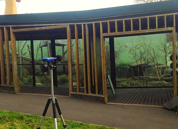 Acoustic Measurement | Edinburgh Zoo Giant Pandas | Xi Engineering Consultants